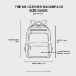 Kleos Full-Grain Leather Laptop Backpack, Brown, 15‑Inch - Image 10