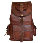 Flydigito Vintage Leather Laptop Backpack - 15" - Image 8