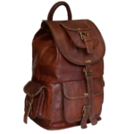 Flydigito Vintage Leather Laptop Backpack - 15" - Image 5