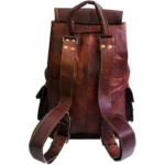 Flydigito Vintage Leather Laptop Backpack - 15" - Image 3